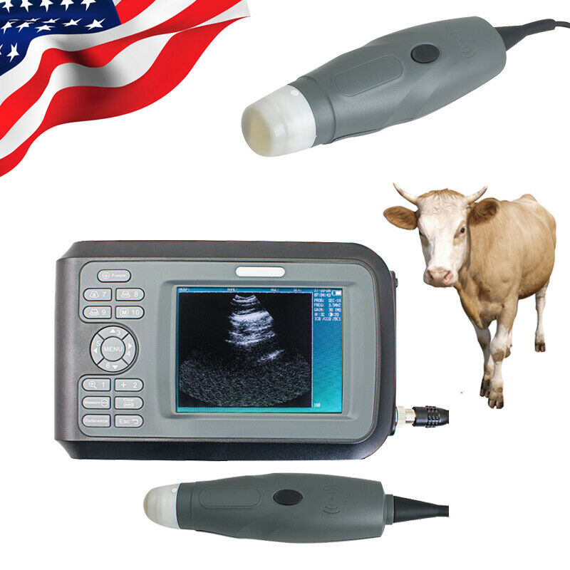 US Veterinary Ultrasound Scanner System Ultrasonic 3.5MHz Probe For Farm Animals DIAGNOSTIC ULTRASOUND MACHINES FOR SALE