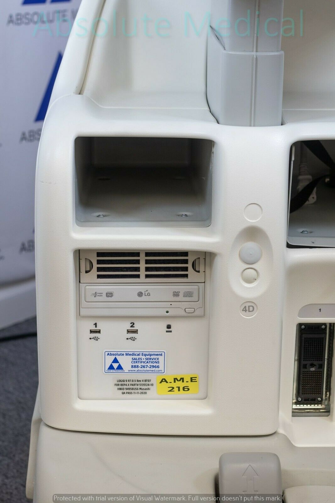 Ge Logiq 9 Ultrasound Probes/Transducers Available  Biomed Certified! DIAGNOSTIC ULTRASOUND MACHINES FOR SALE