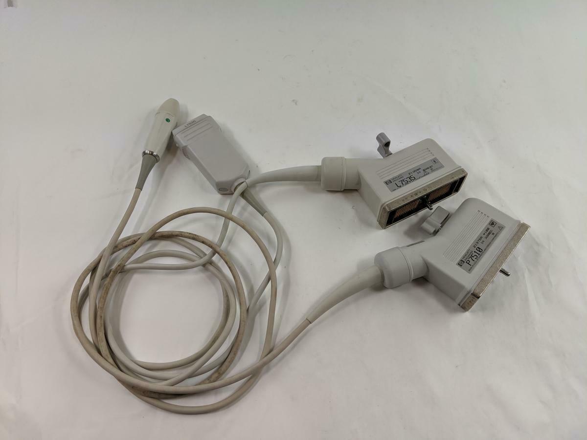 HP P7510 and L7535 Ultrasound Transducer Probes Linear Array & Sector Cardiac DIAGNOSTIC ULTRASOUND MACHINES FOR SALE