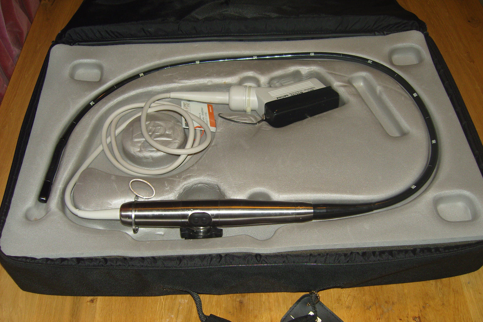 probe overhead in gray bag