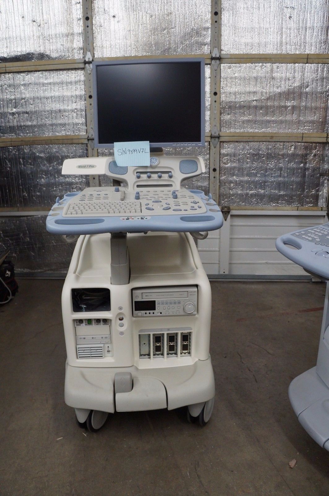 GE Vivid 7 Ultrasound Dimension w/M4S Cardiac Probe & Flat Panel |1 Yr Warranty DIAGNOSTIC ULTRASOUND MACHINES FOR SALE