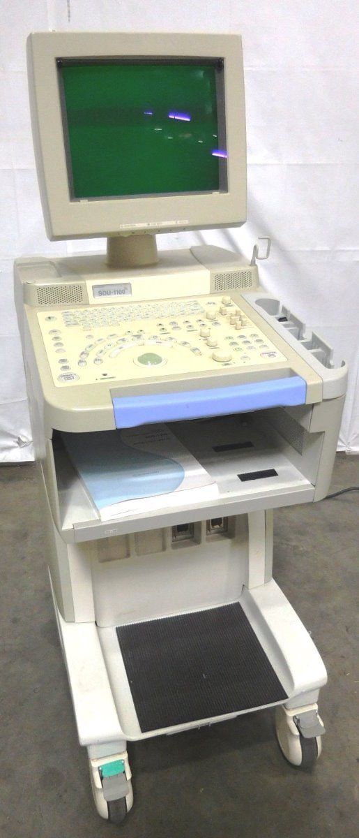 R121134 Shimadzu SDU-1100 Diagnostic Ultrasound System DIAGNOSTIC ULTRASOUND MACHINES FOR SALE