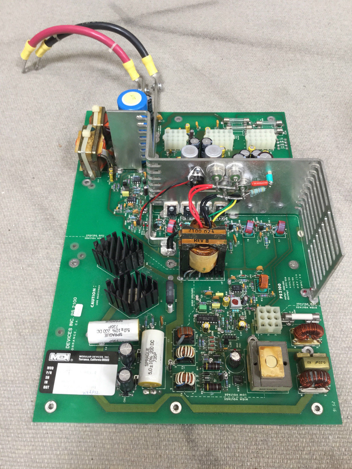 Ultrasound System ACUSON 128XP MDI PS210O HIGH VOLTAGE BOARD   I2R DIAGNOSTIC ULTRASOUND MACHINES FOR SALE