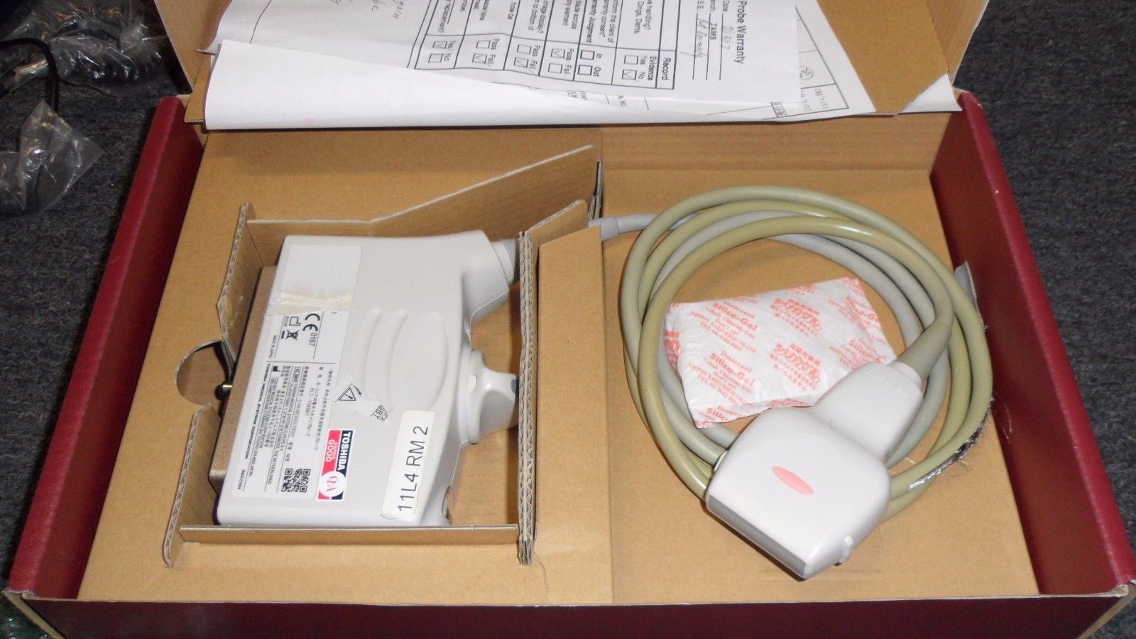 Toshiba PLT-704SBT 7.5MHz Linear Array Transducer Probe DIAGNOSTIC ULTRASOUND MACHINES FOR SALE