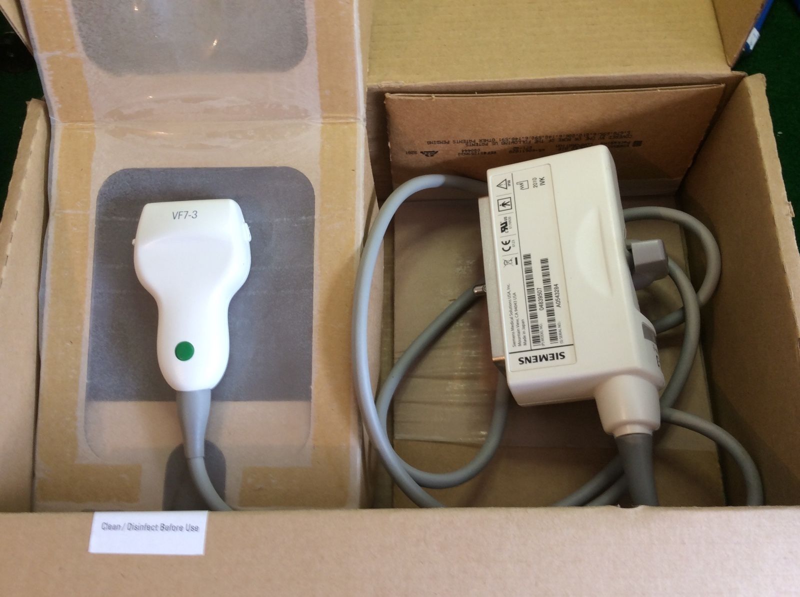 Siemens Antares VF7-3 DL-4 Ultrasound Transducer Probe - 2D Linear 3-7Mhz NEW DIAGNOSTIC ULTRASOUND MACHINES FOR SALE