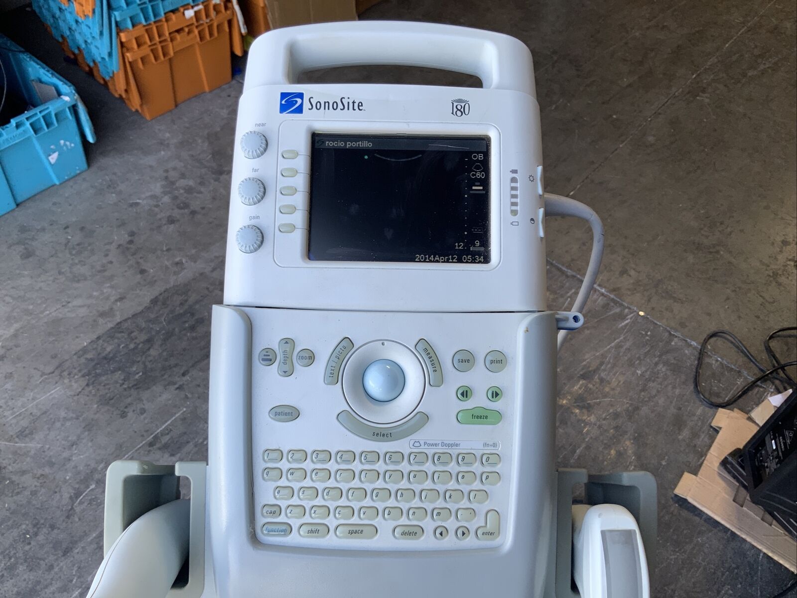 Sonosite 180 Ultrasound W C60/5-2mhz & ICT/7-4mhz Transducers DIAGNOSTIC ULTRASOUND MACHINES FOR SALE