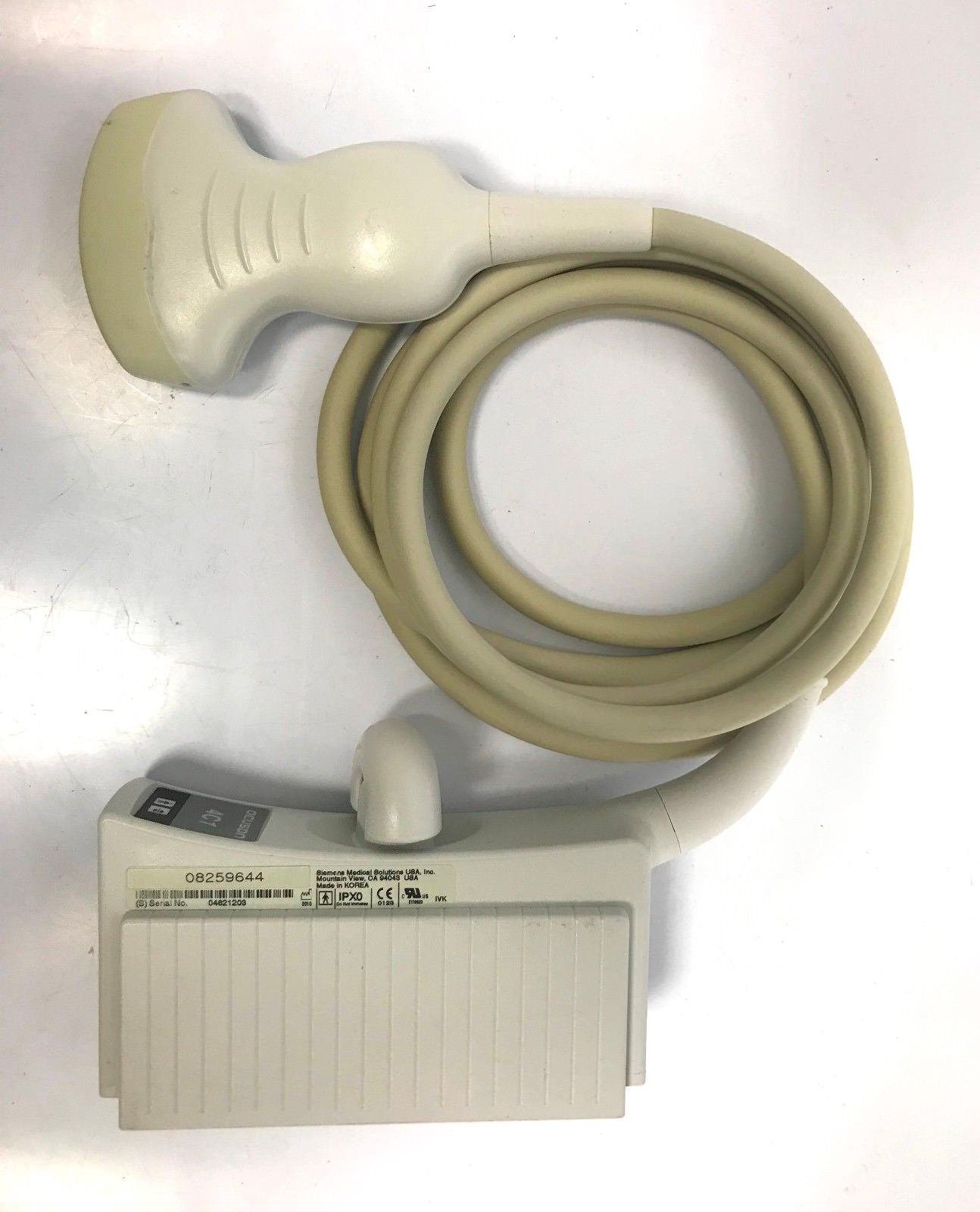 Acuson Siemens 4C1 Convex Abdominal Ultrasound Transducer Probe 08259644 Sequoia DIAGNOSTIC ULTRASOUND MACHINES FOR SALE