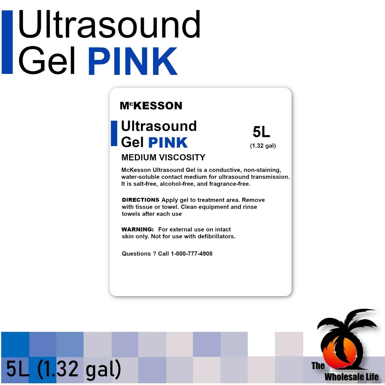 Ultrasound Transmission Pink Conductive Gel-5 Liter Cubitainer-Medium Viscosity DIAGNOSTIC ULTRASOUND MACHINES FOR SALE