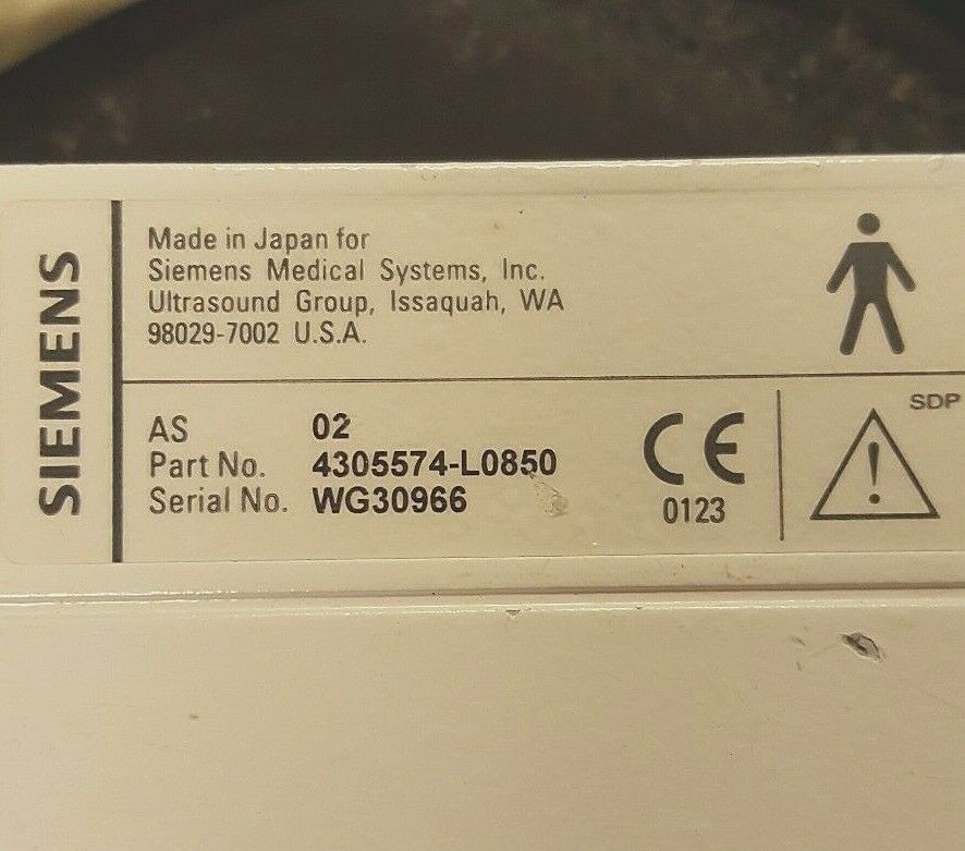 Siemens 5.0L45 Ultrasound Transducer/probe DIAGNOSTIC ULTRASOUND MACHINES FOR SALE