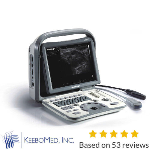 SonoScape A6V Veterinary Ultrasound Scanner - Convex Probe 5-9MHz, Trolley, Bag DIAGNOSTIC ULTRASOUND MACHINES FOR SALE