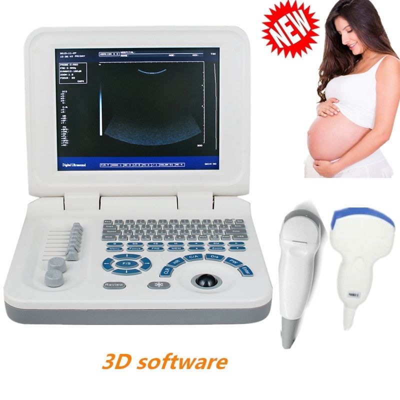 USB 10 " Nootbook Full Digital Ultrasound Scanner Machine  Micro-convex Probe 3D 190891218131 DIAGNOSTIC ULTRASOUND MACHINES FOR SALE