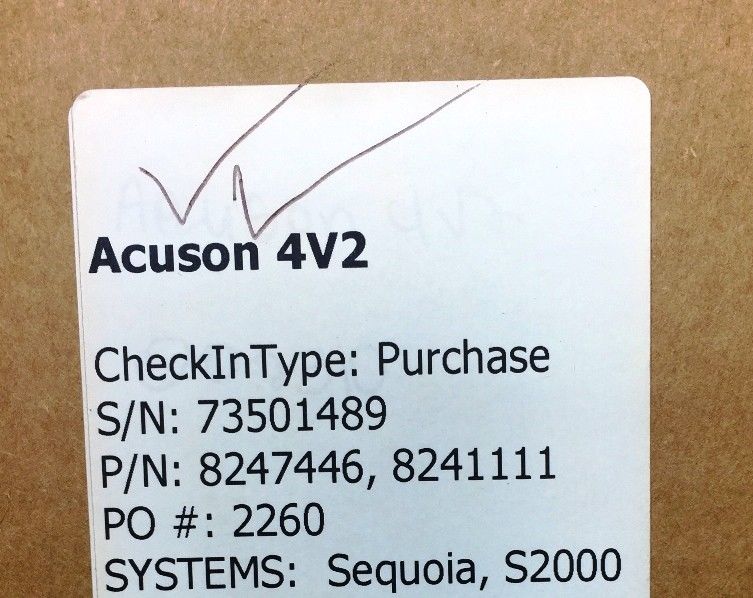 Siemens Acuson 4V2 Ultrasound Transducer Probe DIAGNOSTIC ULTRASOUND MACHINES FOR SALE