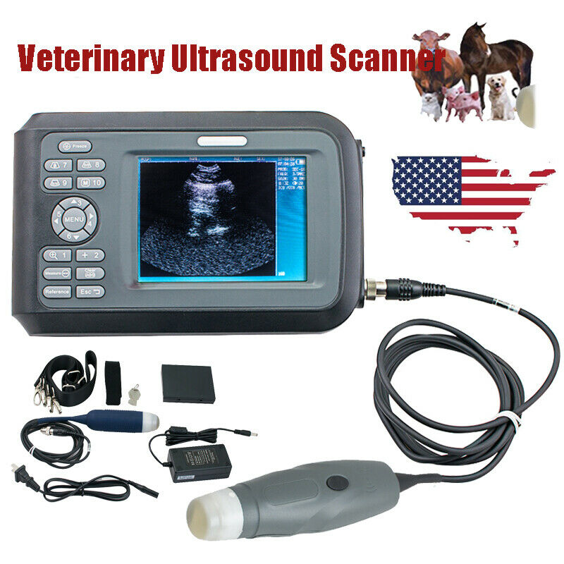 VET Digital Ultrasound Scanner Handheld Machine 3.5MHz Mechanical Sector Probe DIAGNOSTIC ULTRASOUND MACHINES FOR SALE