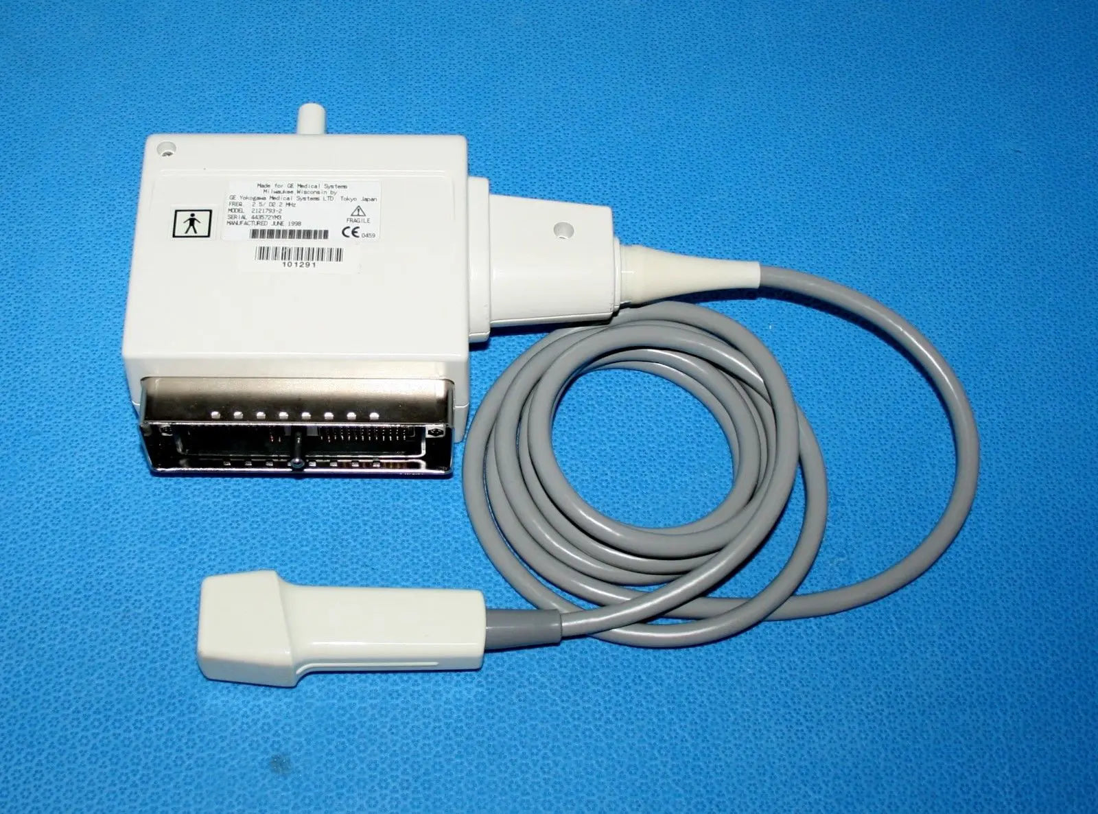 GE S220 2.5/D2.2 MHz  LINEAR ARRAY ULTRASOUND TRANSDUCER Probe  Model  2121793-2 DIAGNOSTIC ULTRASOUND MACHINES FOR SALE