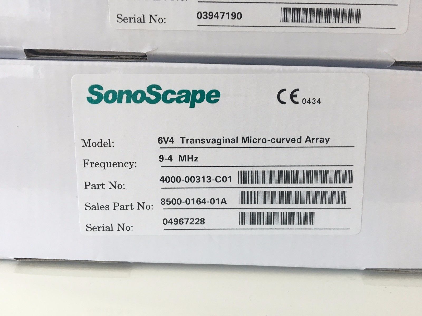 SONOSCAPE TRANSVAGINAL MICRO-CURVED ARRAY 6V4 Ultrasound Transducer DIAGNOSTIC ULTRASOUND MACHINES FOR SALE