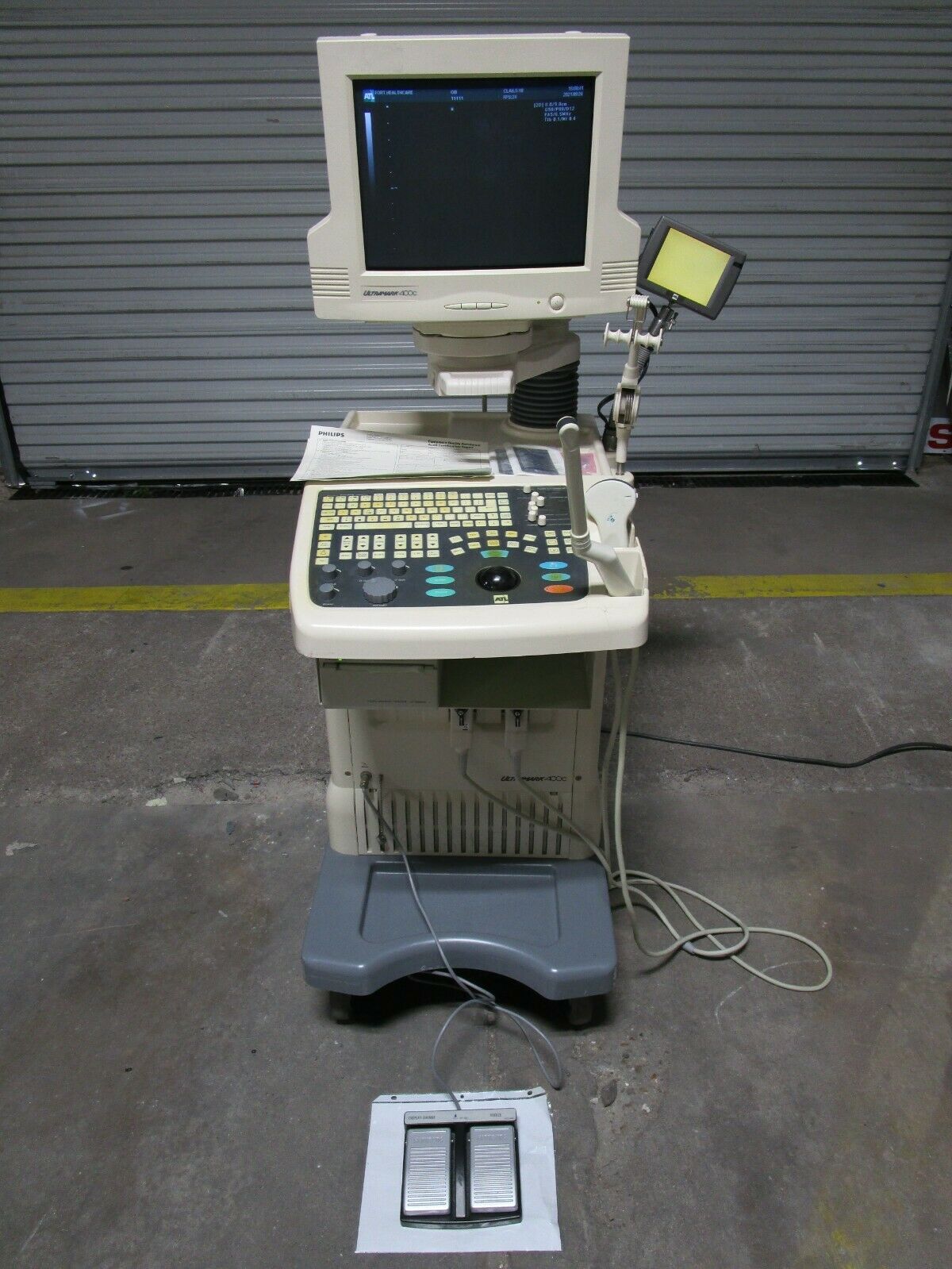 ATL ULTRAMARK 400C Version 2.04.03 Ultrasound System EC 6.5 HC 3.5 UP-890MD DIAGNOSTIC ULTRASOUND MACHINES FOR SALE