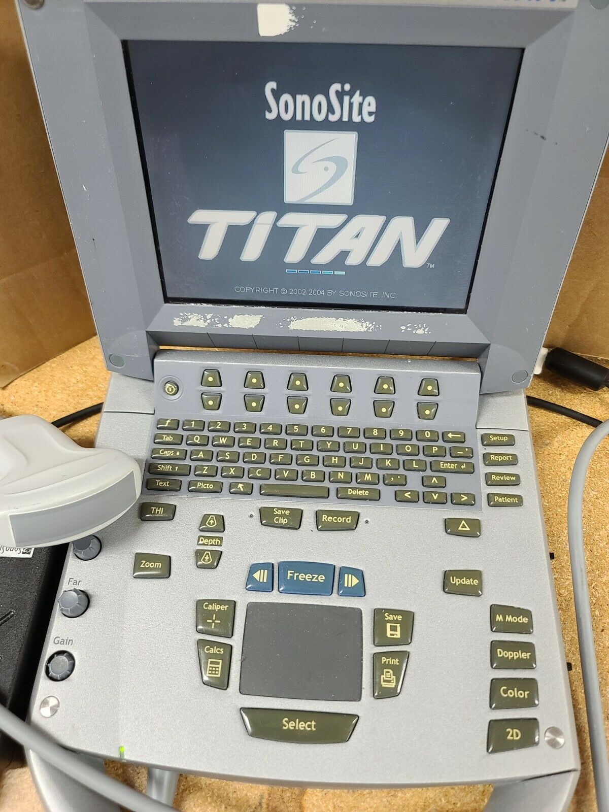 SONOSITE Titan Ultrasound unit with C60x/5-2 Convex Transducer as pictured DIAGNOSTIC ULTRASOUND MACHINES FOR SALE