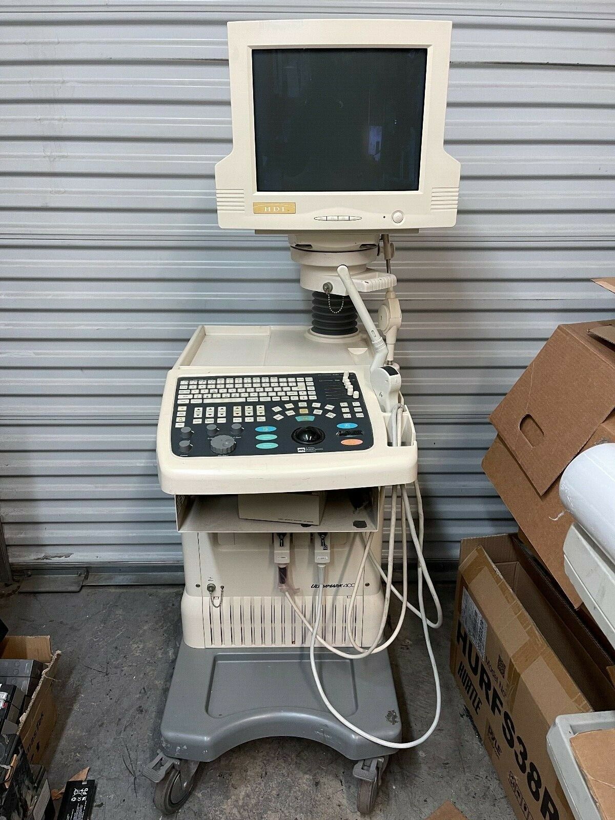 ATL UltraMark 400c UltraSound Machine w/ 2 Probes DIAGNOSTIC ULTRASOUND MACHINES FOR SALE