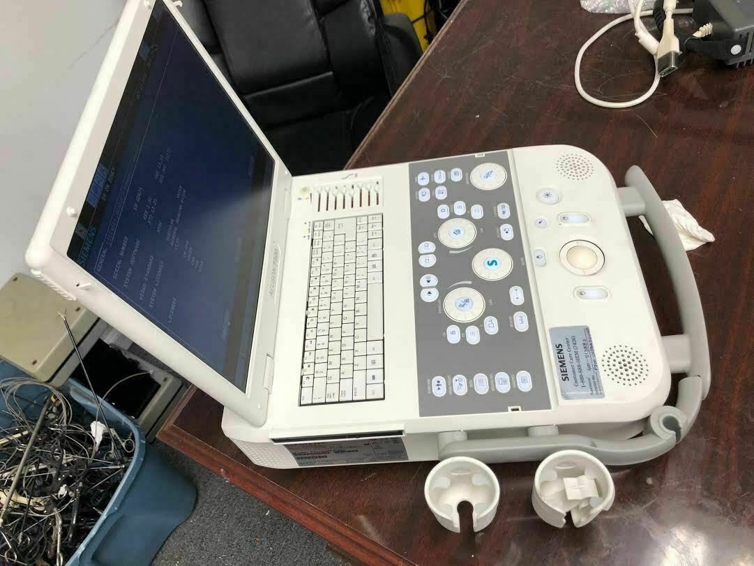 Siemens Acuson P300 Portable Ultrasound Machine with three probes (see below) DIAGNOSTIC ULTRASOUND MACHINES FOR SALE