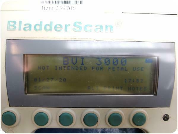 DIAGNOSTIC ULTRASOUND BVI 3000 0570-0090 BLADDERSCAN @ (239706) DIAGNOSTIC ULTRASOUND MACHINES FOR SALE