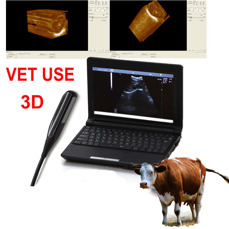 Top 3D Veterinary Animal Full Digital Laptop Ultrasound Scanner Rectal Probe PC 190891556424 DIAGNOSTIC ULTRASOUND MACHINES FOR SALE