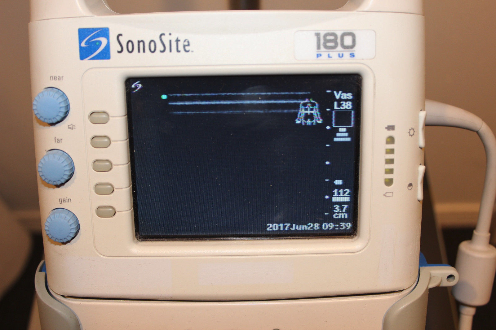 Sonosite 180plus Ultrasound System w/ L38 Linear & C11 Probes with stand DIAGNOSTIC ULTRASOUND MACHINES FOR SALE