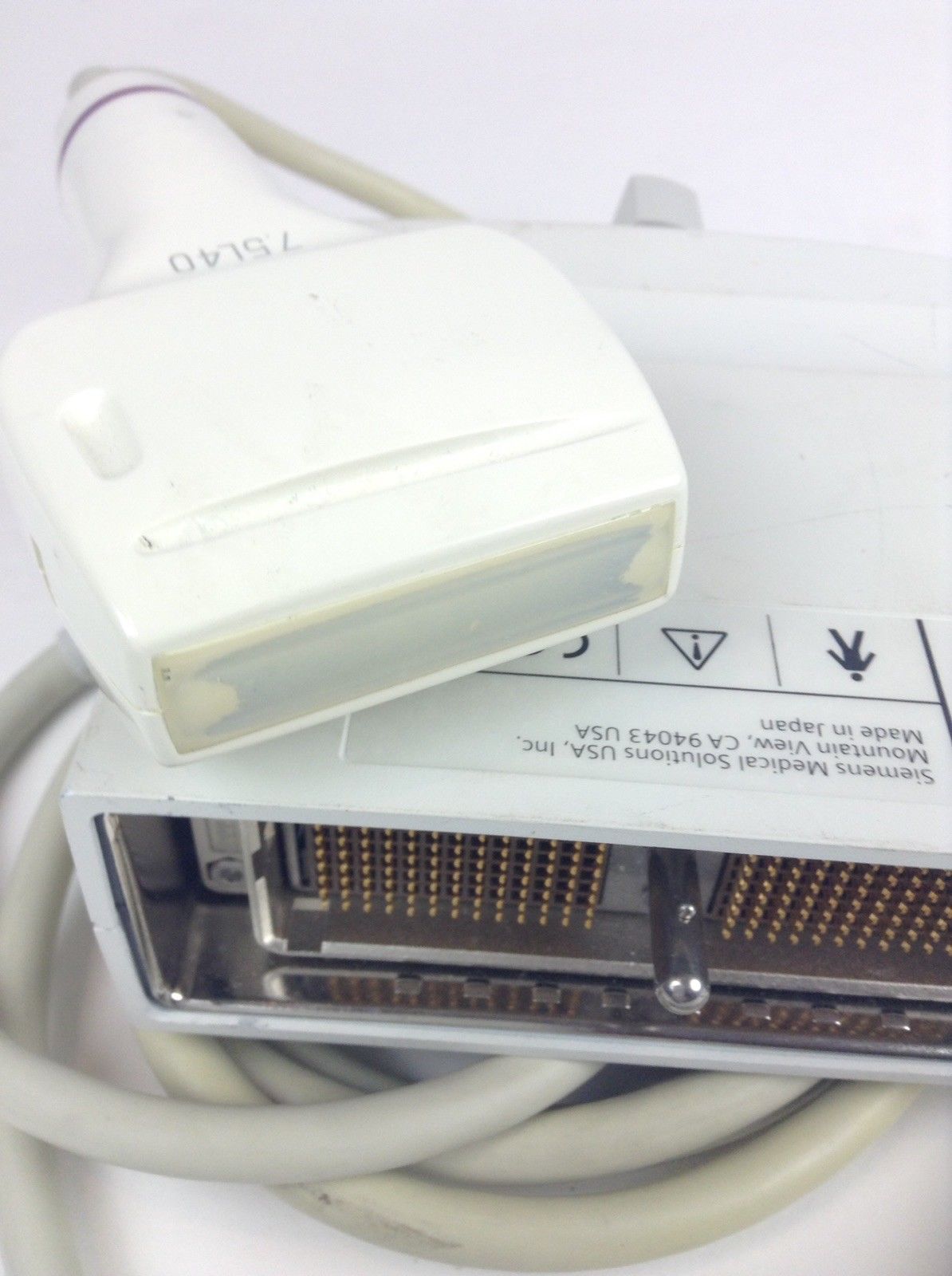 Siemens 7.5L40 Model No. 05260281 Linear Array Probe /Transducer DIAGNOSTIC ULTRASOUND MACHINES FOR SALE