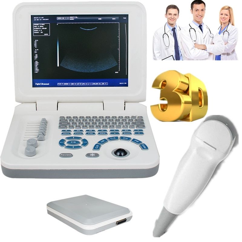 USB 10 " Nootbook Full Digital Ultrasound Scanner Machine  Micro-convex Probe 3D 190891218131 DIAGNOSTIC ULTRASOUND MACHINES FOR SALE