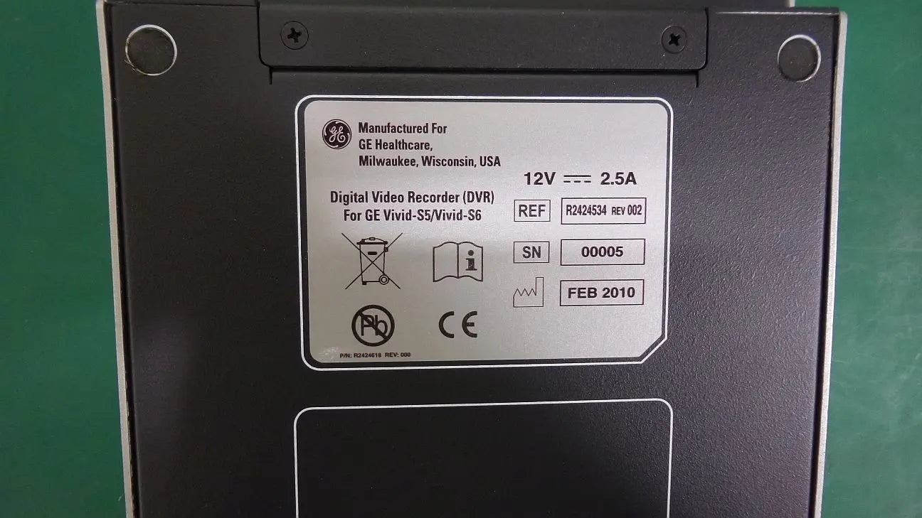 GE Medical System DVR UltraSound Digital Video Recorder For VIVID-S5/VIVID-S6 DIAGNOSTIC ULTRASOUND MACHINES FOR SALE