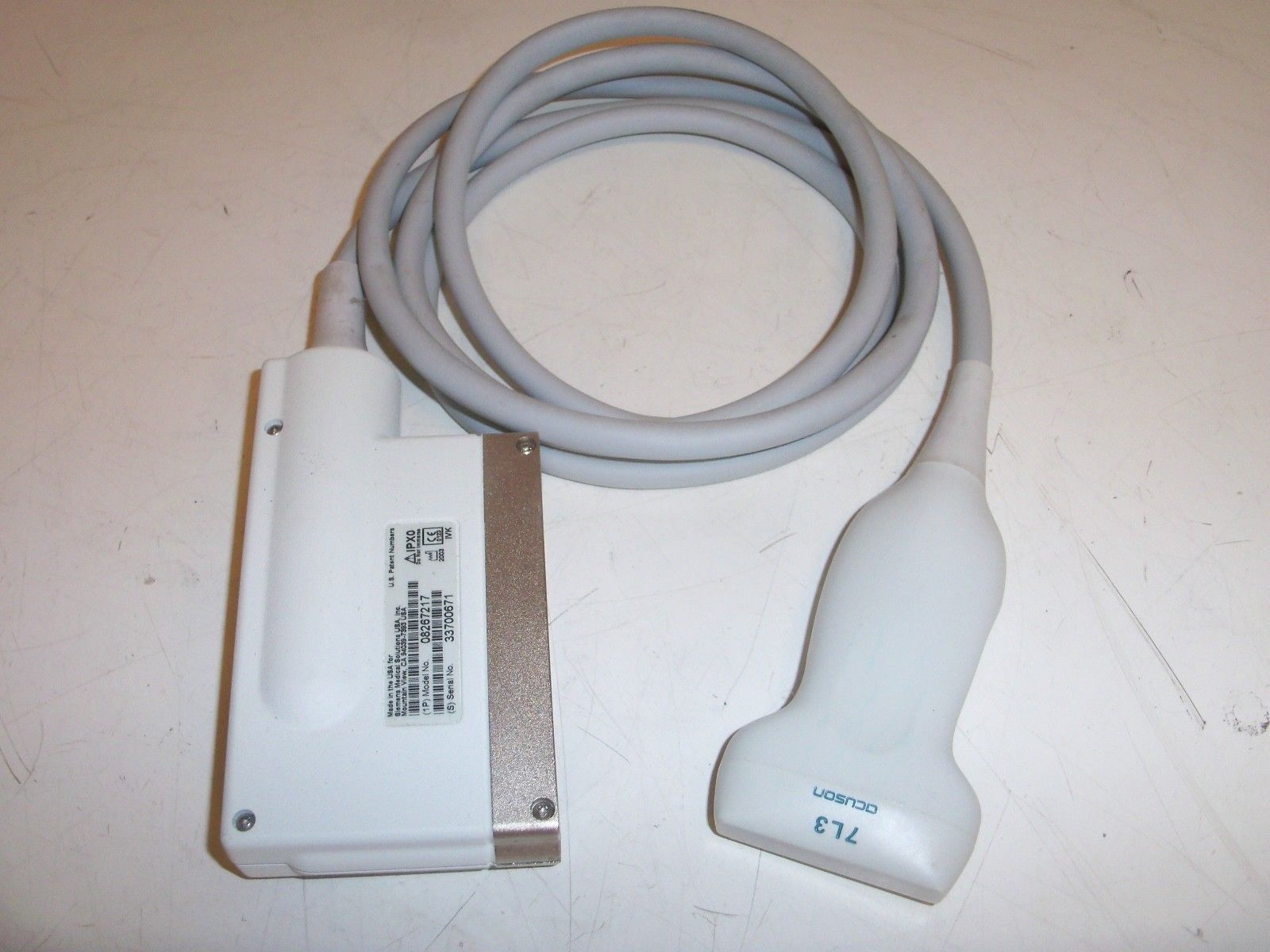 Acuson Linear Ultrasound Probe 7L3 08267217 DIAGNOSTIC ULTRASOUND MACHINES FOR SALE