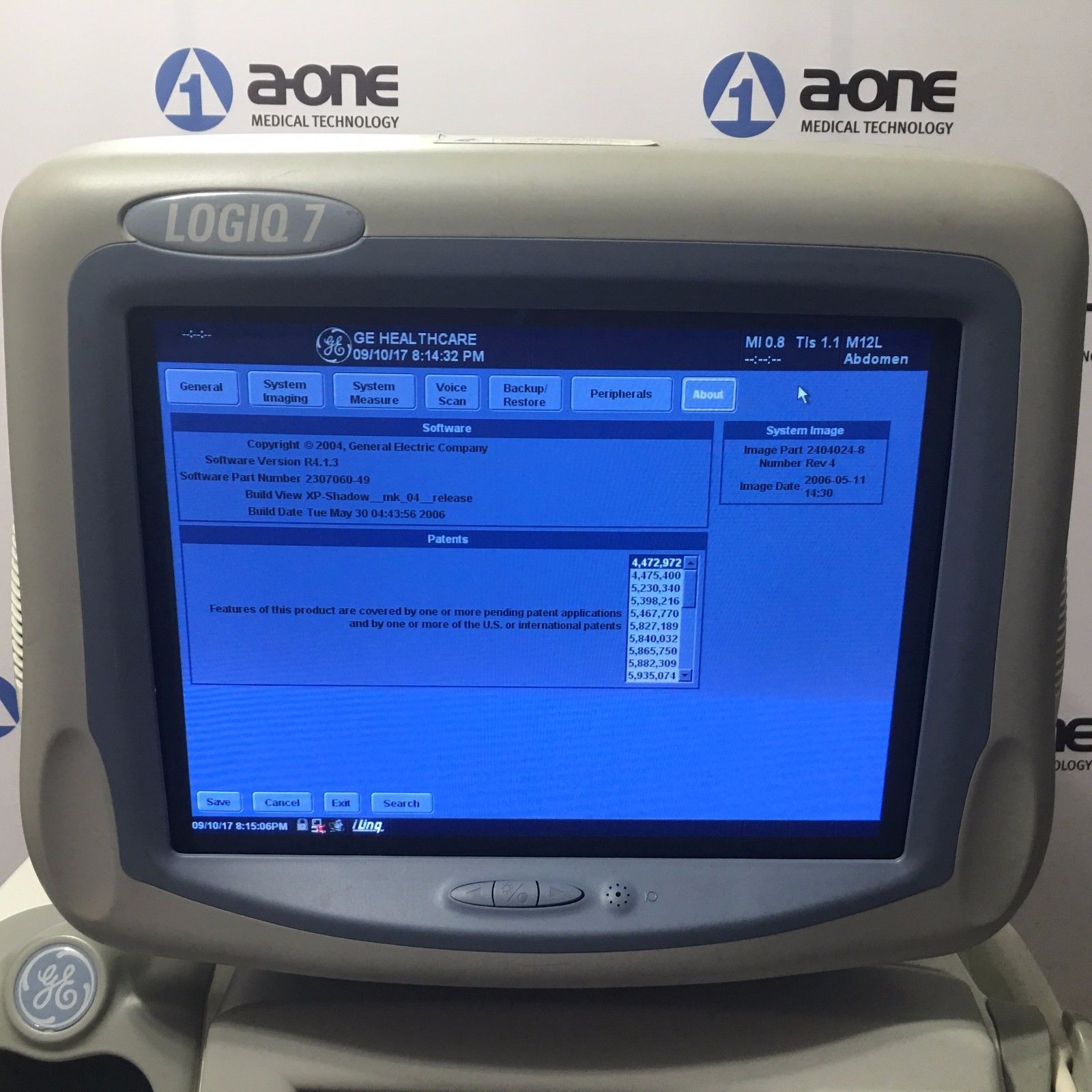 GE Logiq 9 Ultrasound System with 3.5C, E8C, 7L, 10L, and M12L  Transducers DIAGNOSTIC ULTRASOUND MACHINES FOR SALE
