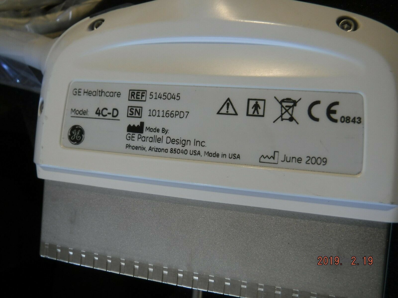 GE 4C-D Ultrasound Probe / Transducer DIAGNOSTIC ULTRASOUND MACHINES FOR SALE