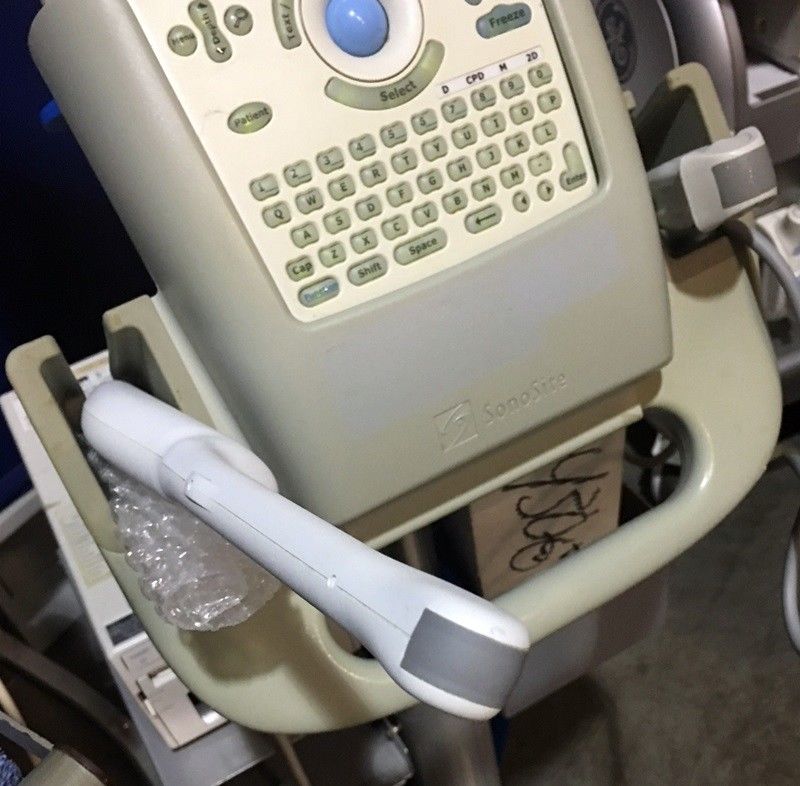 Sonosite 180 Plus ultrasound with docking unit aux. monitor and 2 Probes DIAGNOSTIC ULTRASOUND MACHINES FOR SALE