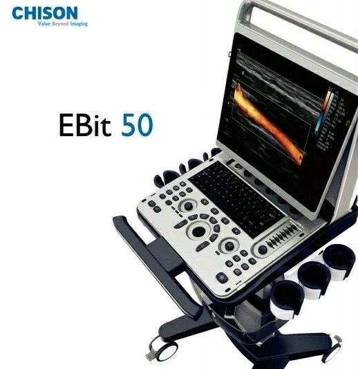 Chison eBit50 Ultrasound Color Doppler Portable Advanced 15" LED 2 Probes DIAGNOSTIC ULTRASOUND MACHINES FOR SALE