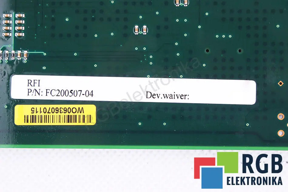 RFI BOARD FC200507-04 GE VINGMED ULTRASOUND FOR VIVID 7 DIMENSION ID32629 DIAGNOSTIC ULTRASOUND MACHINES FOR SALE