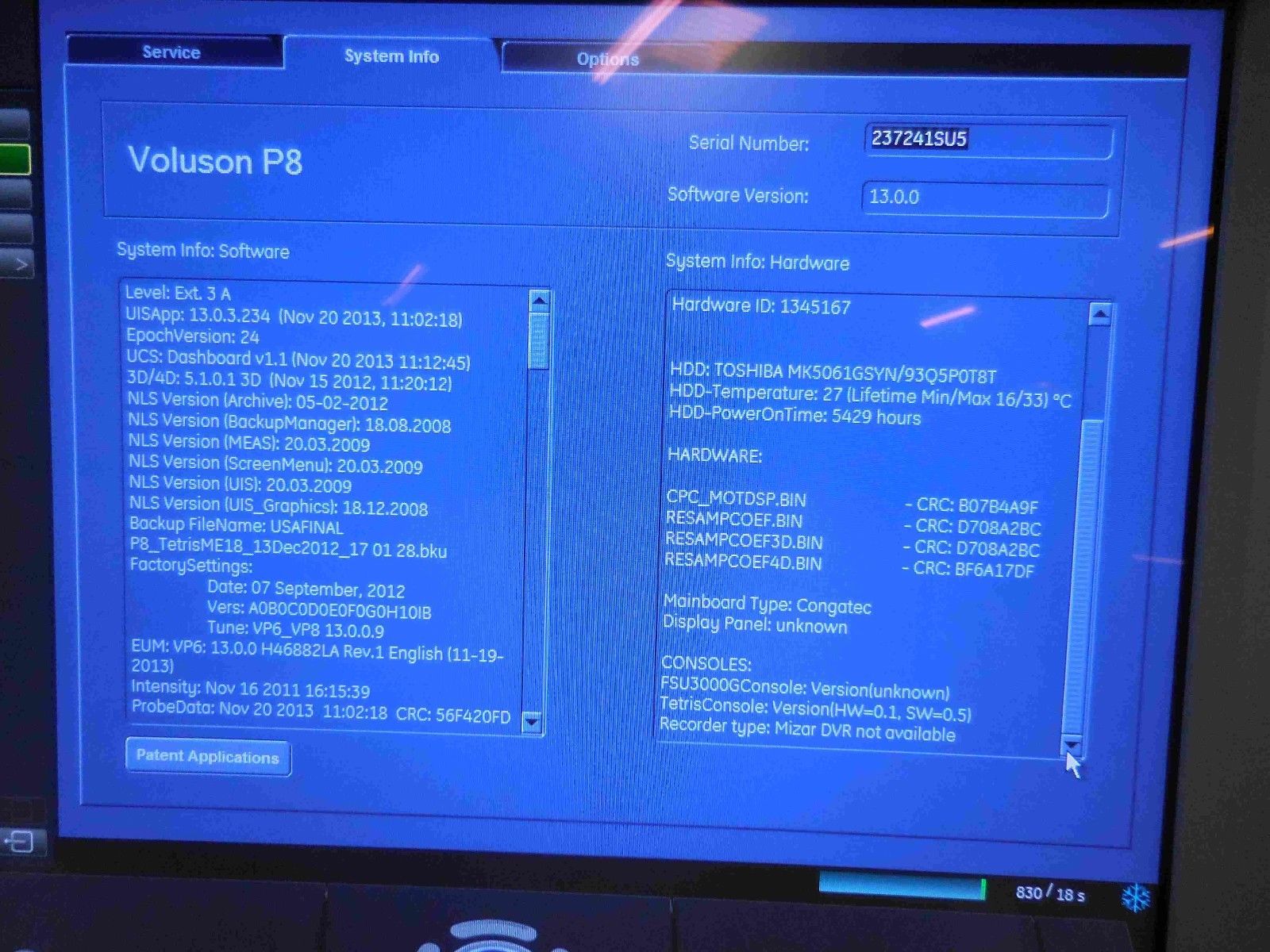 GE Voluson P8 Ultrasound System DIAGNOSTIC ULTRASOUND MACHINES FOR SALE