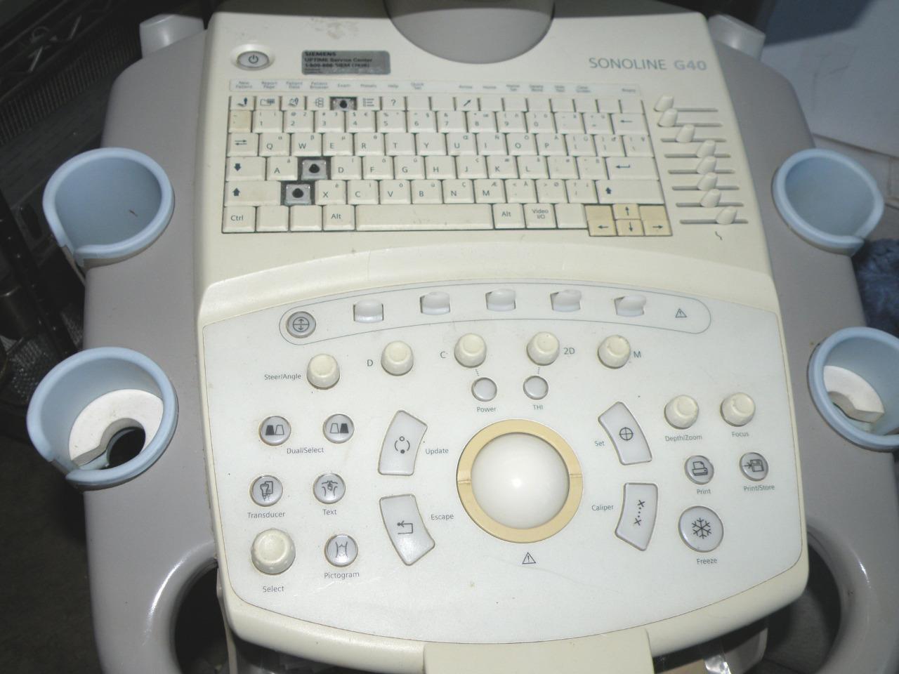 SIEMENS Ultrasound Sonoline G40 FOR PARTS ONLY DIAGNOSTIC ULTRASOUND MACHINES FOR SALE