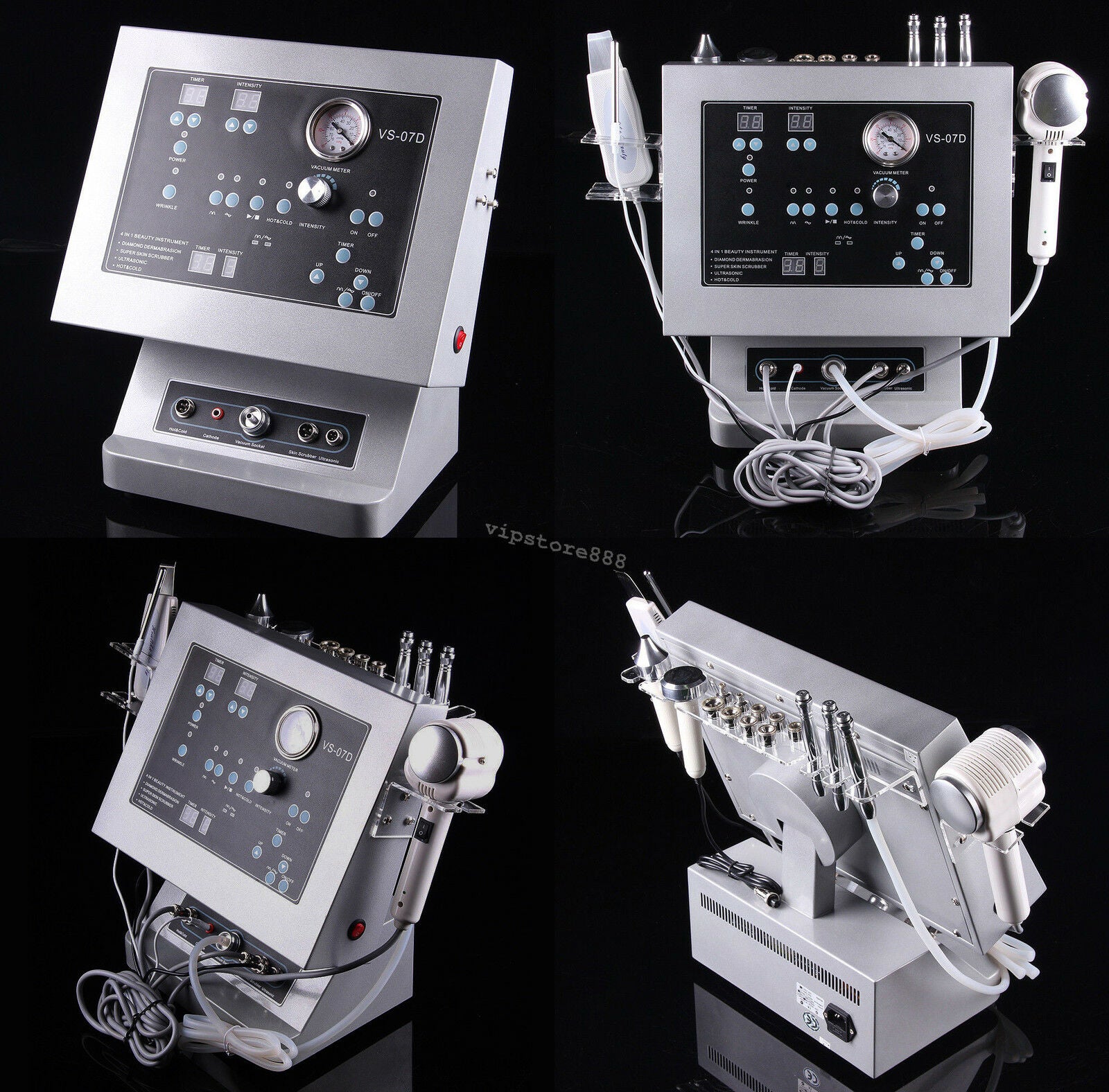 4 in 1 Diamond Microdermabrasion Ultrasound  Professional Beauty Machine DIAGNOSTIC ULTRASOUND MACHINES FOR SALE