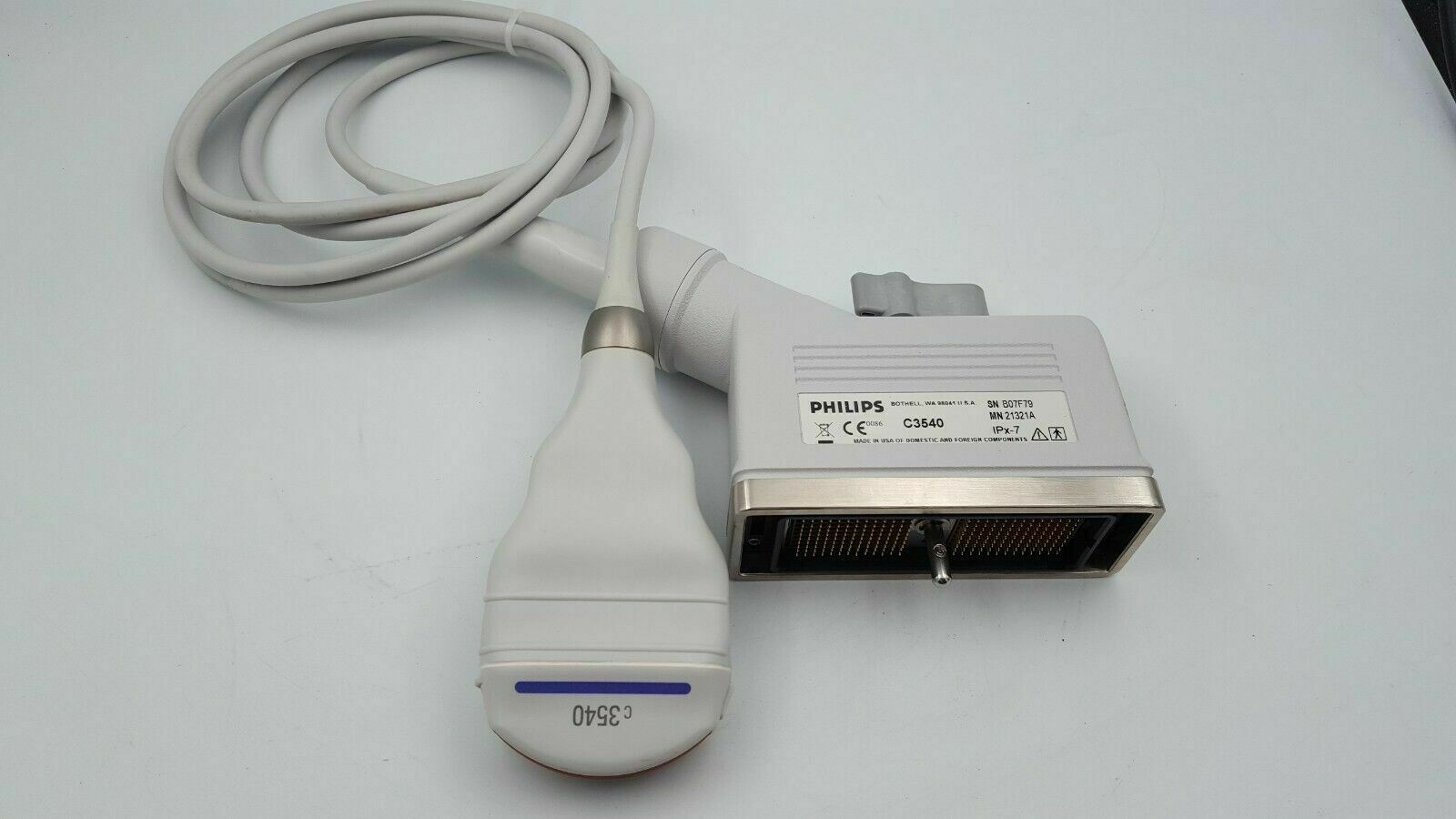 Philips 21321A / C3540 Curved Array Ultrasound Transducer Probe DIAGNOSTIC ULTRASOUND MACHINES FOR SALE