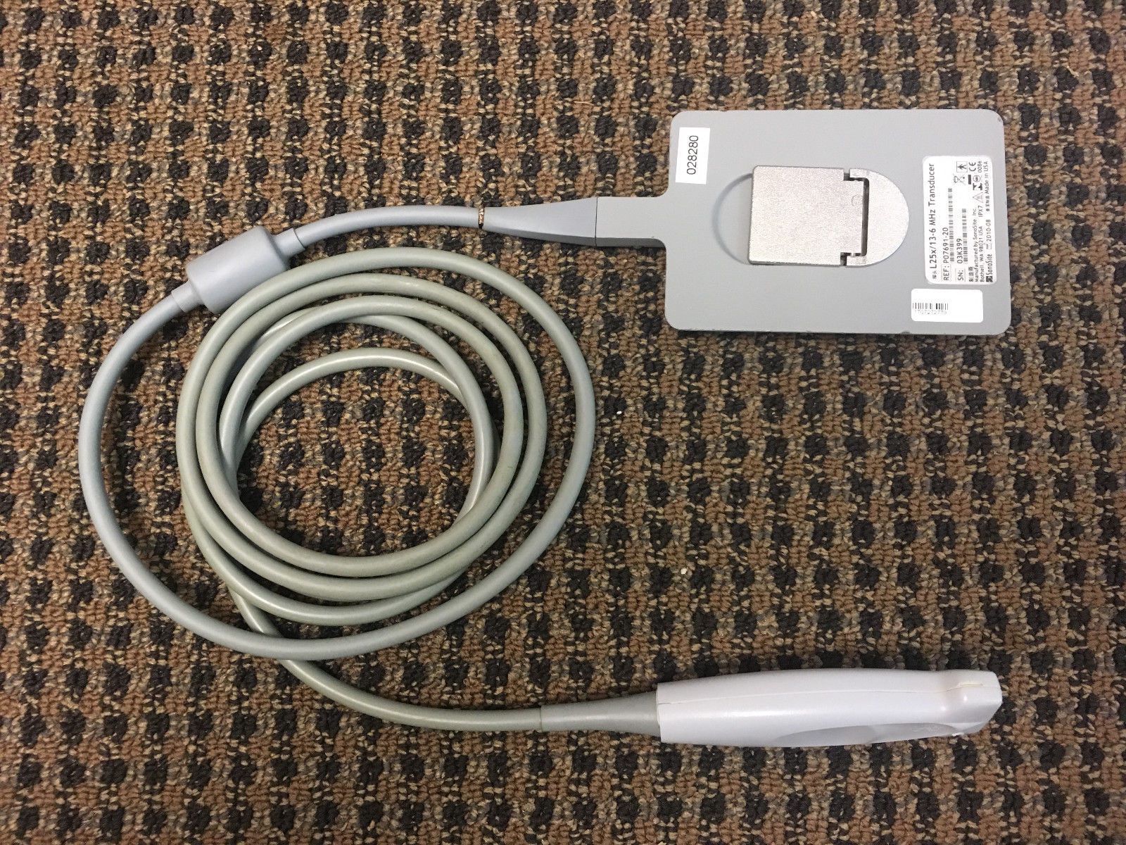 SonoSite L25x /13-6 MHz Ultrasound Transducer Probe (works) DIAGNOSTIC ULTRASOUND MACHINES FOR SALE