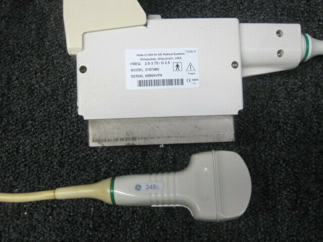 GE 348c Convex Array Ultrasound Probe for Logic 700 and others - Model 2197480 DIAGNOSTIC ULTRASOUND MACHINES FOR SALE