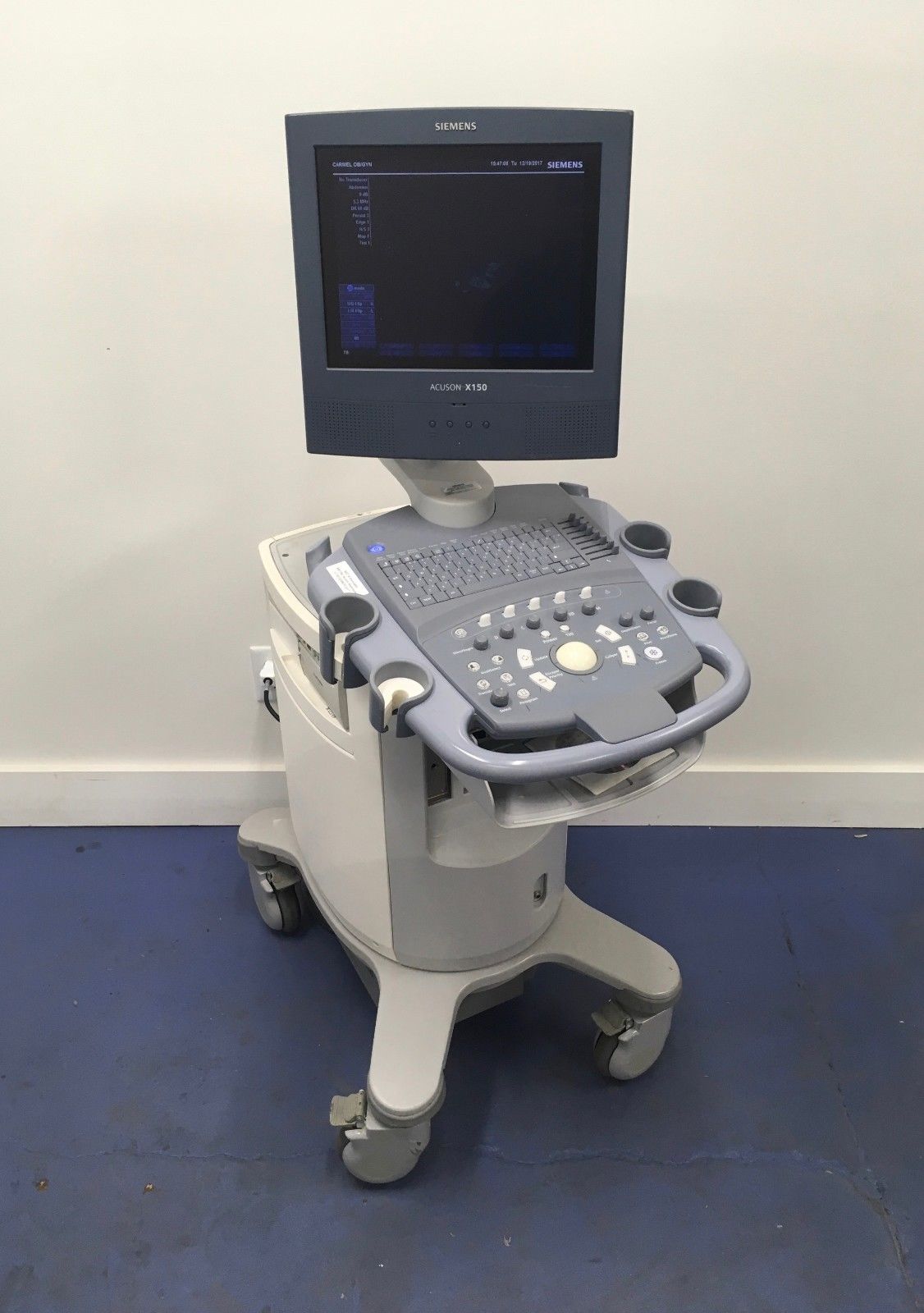 2007 Siemens Acuson X150 Ultrasound Model 10131661 DIAGNOSTIC ULTRASOUND MACHINES FOR SALE