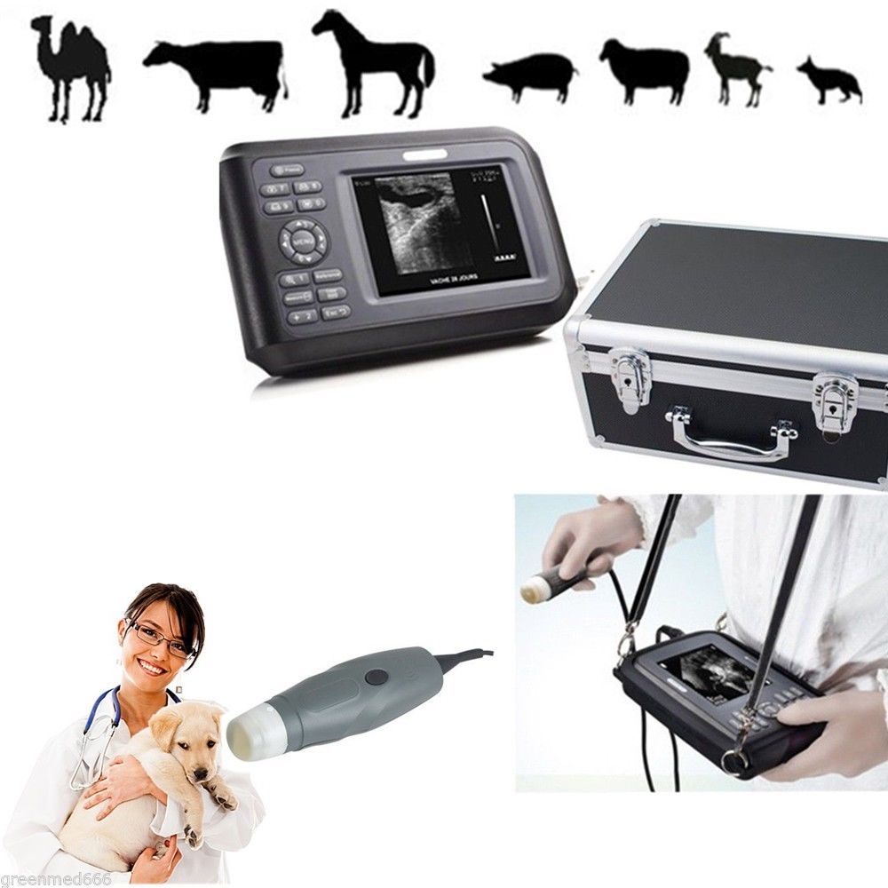 Ultrasound Scanner Machine Handheld Animal Veterinary +Battery +Cover Livestock DIAGNOSTIC ULTRASOUND MACHINES FOR SALE