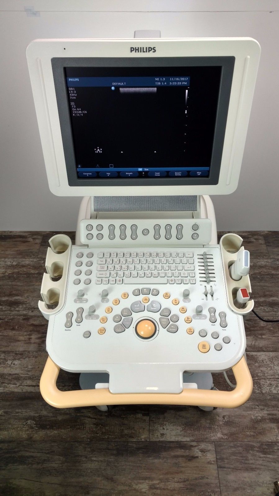 PHILIPS HD11 XE ULTRASOUND SYSTEM WITH L9-3 & PA4-2 TRANSDUCERS DIAGNOSTIC ULTRASOUND MACHINES FOR SALE