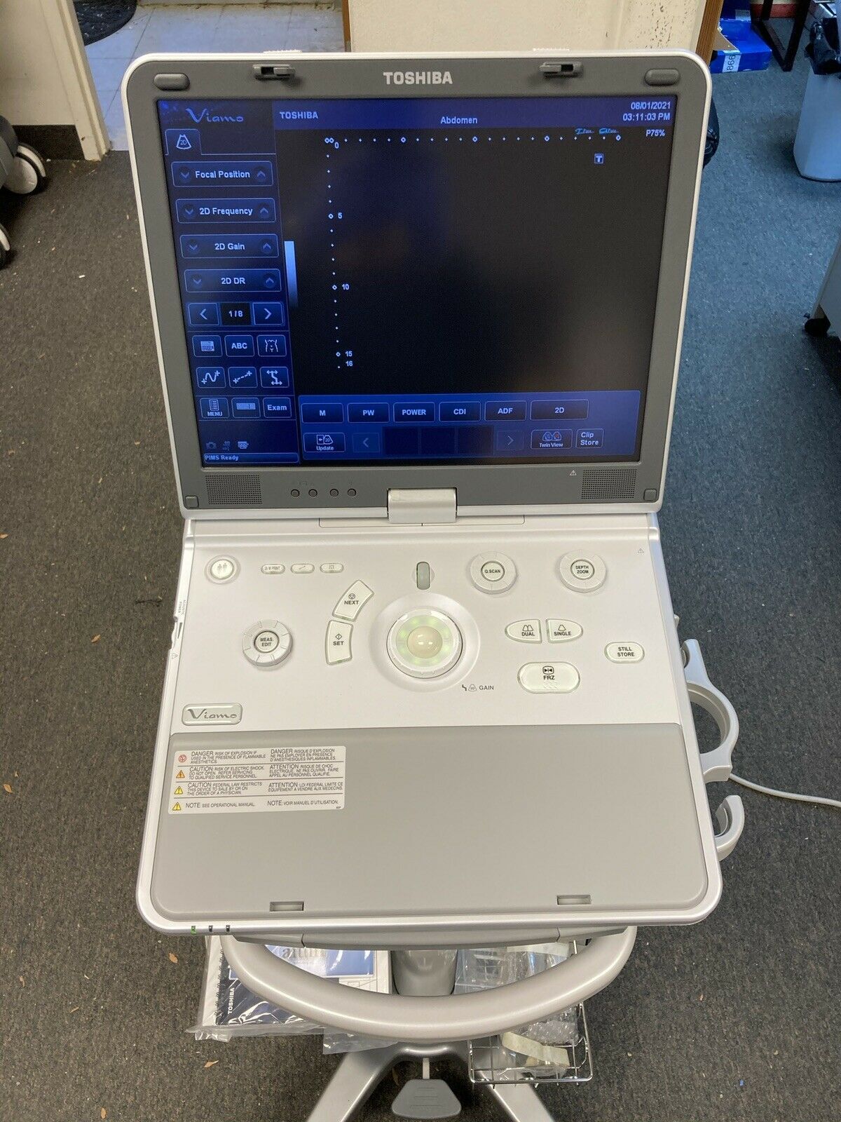 Toshiba Viamo Ultrasound System Model SSA-640A DIAGNOSTIC ULTRASOUND MACHINES FOR SALE