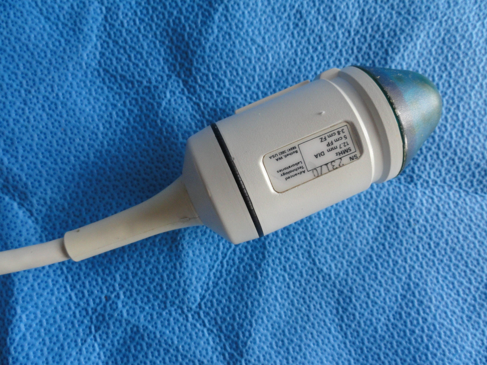 ATL Access C 5.0 MHz, 5.0 Ml, 12.7mm dia Ultrasound Probe P/N 101-25909-85 (3863 DIAGNOSTIC ULTRASOUND MACHINES FOR SALE