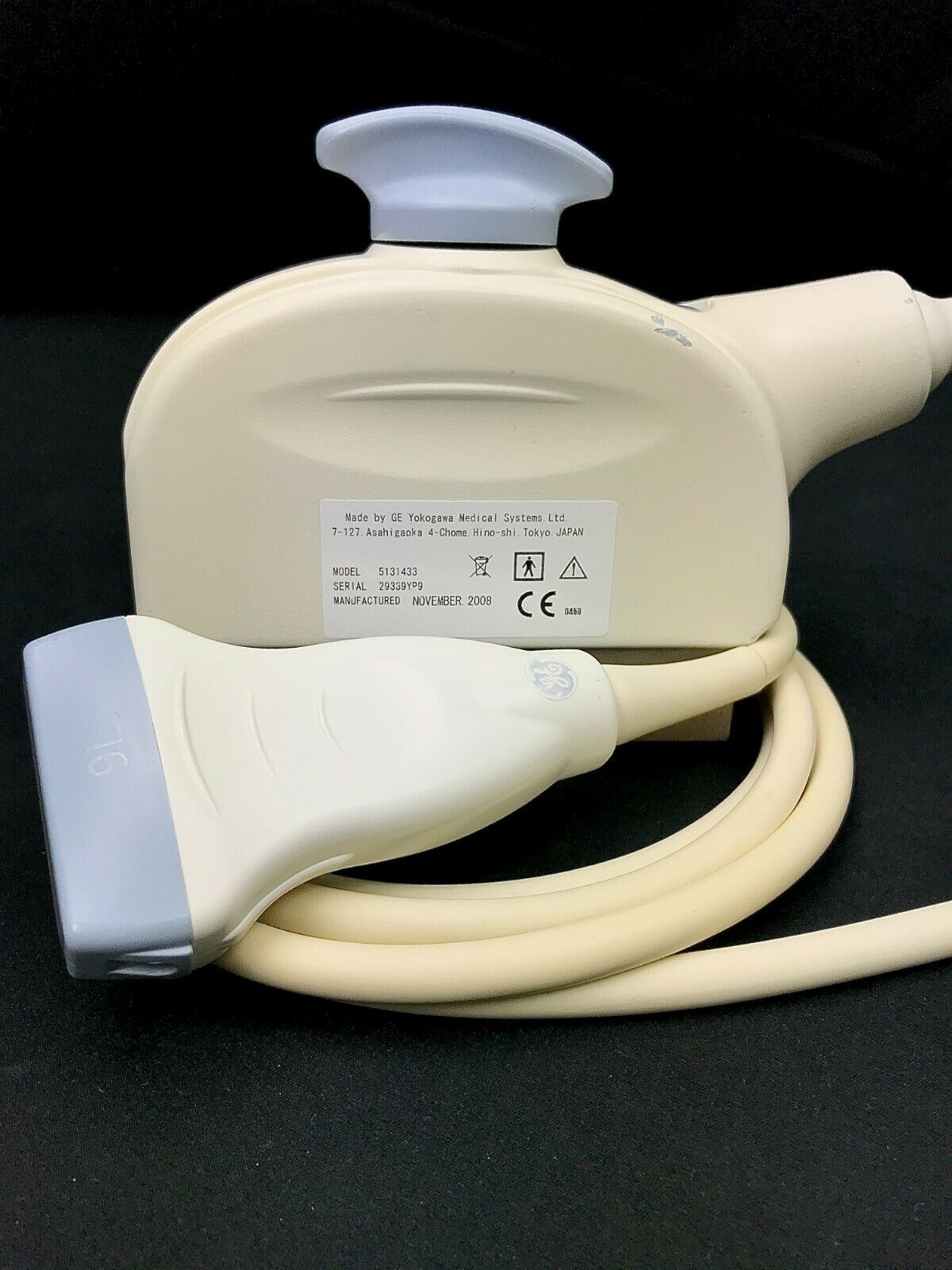 GE 9L Model 5131433 Linear Array 8-3 MHz Vascular Ultrasound Transducer Probe DIAGNOSTIC ULTRASOUND MACHINES FOR SALE