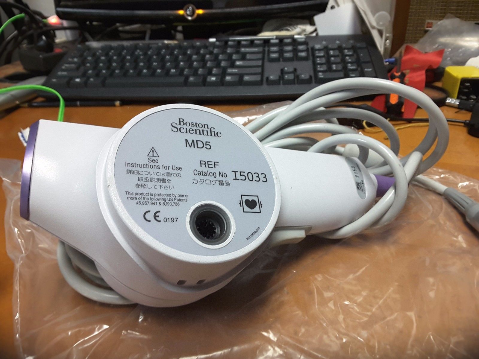 Boston Scientific MD5 Ultrasound Probe I5033 for Galaxy System SUPER NICE $99 DIAGNOSTIC ULTRASOUND MACHINES FOR SALE