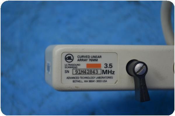 ATL CLA 76 3.5MHZ CURVED LINEAR ARRAY DIAGNOSTIC ULTRASOUND TRANSDUCER / PROBE ! DIAGNOSTIC ULTRASOUND MACHINES FOR SALE