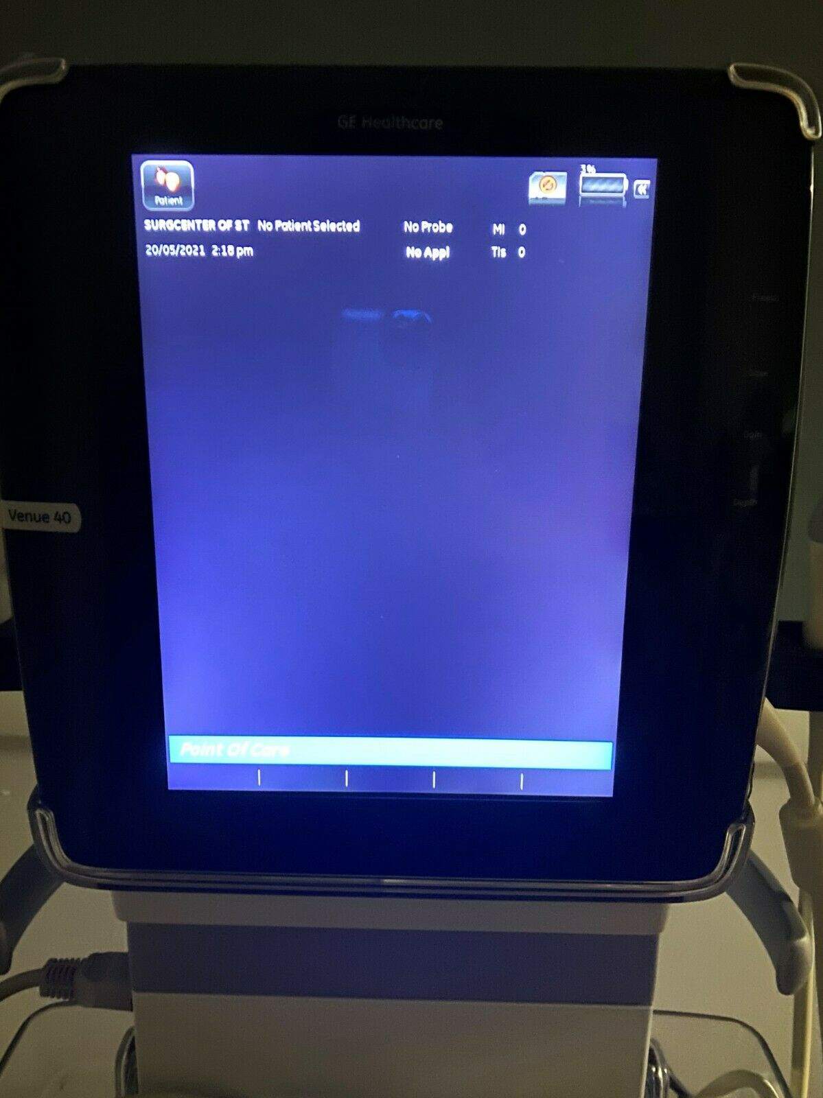 GE Venue 40 Ultrasound with Docking Station 12L-SC Probes DIAGNOSTIC ULTRASOUND MACHINES FOR SALE